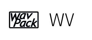 wv wavpack audio file logo