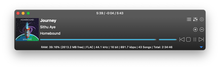 mac os x flac player free