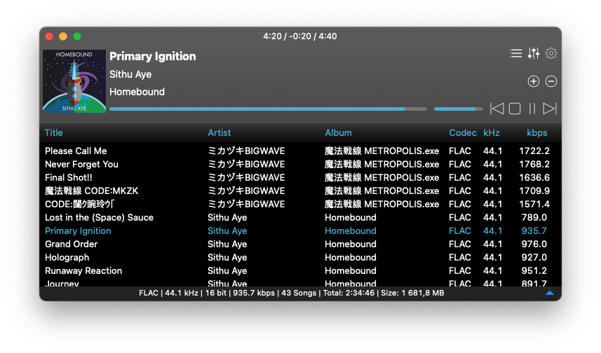 flac player for mac os